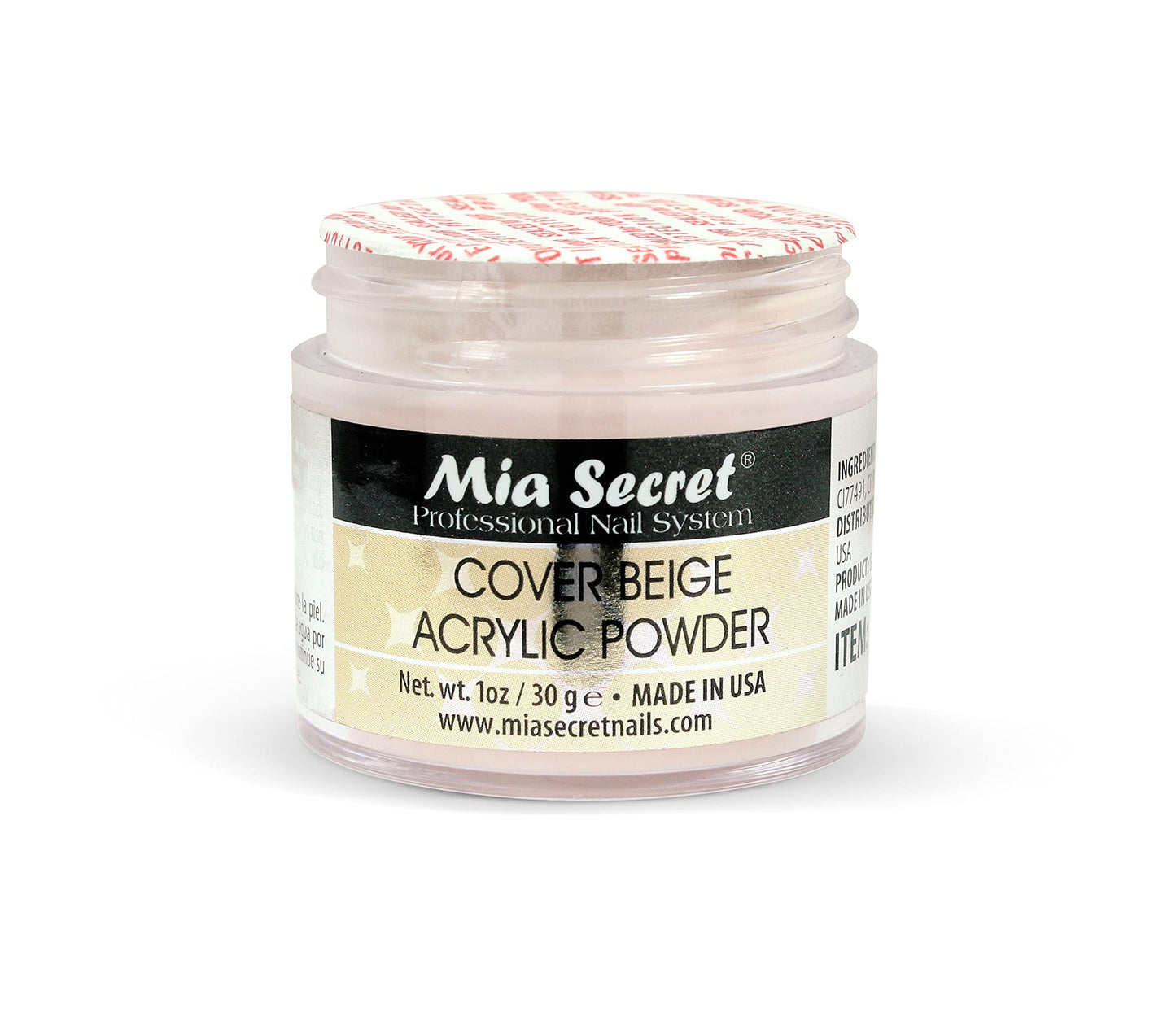MIA SECRET Nails 1 Ounce COVER BEIGE-1 piece Beauty & Personal Care Mia Secret