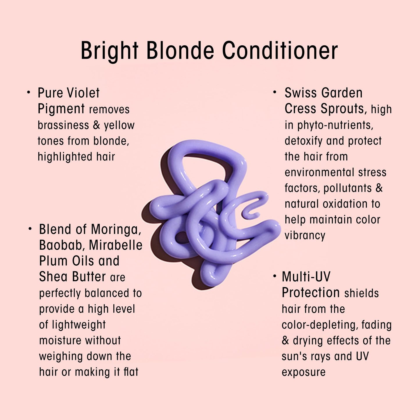 Oribe Bright Blonde Conditioner for Beautiful Color | Purple Toning Conditioner | Conditions and Restores Radiance to Blonde Hair | 33.8 oz