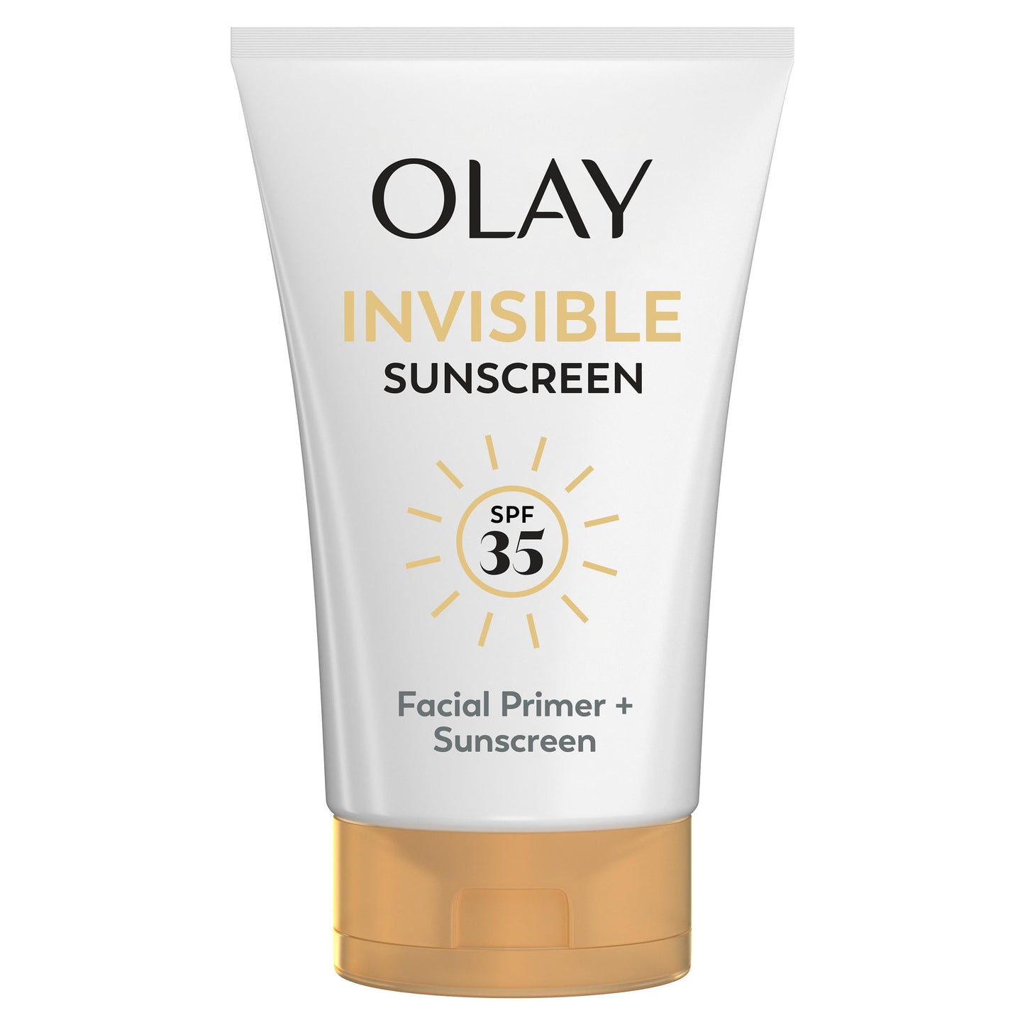 Olay Invisible Sunscreen, SPF 35, 100% Invisible Facial Sunscreen and Makeup Primer - Fragrance-Free, Weightless, No White Cast Broad Spectrum Sun
