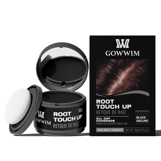 Hairline Powder (Black) Hair Color Shadow, Instantly Cover Gray Hair, Touch-Up for Thin Hair - 4g Beauty & Personal Care gowwim