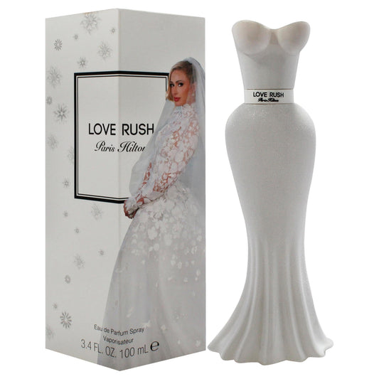Paris Hilton Love Rush Eau de Parfum Spray Perfume for Women | Floral Fragrance | Notes of Italian Bergamot, Gardenia, Sandalwood and Vanilla |