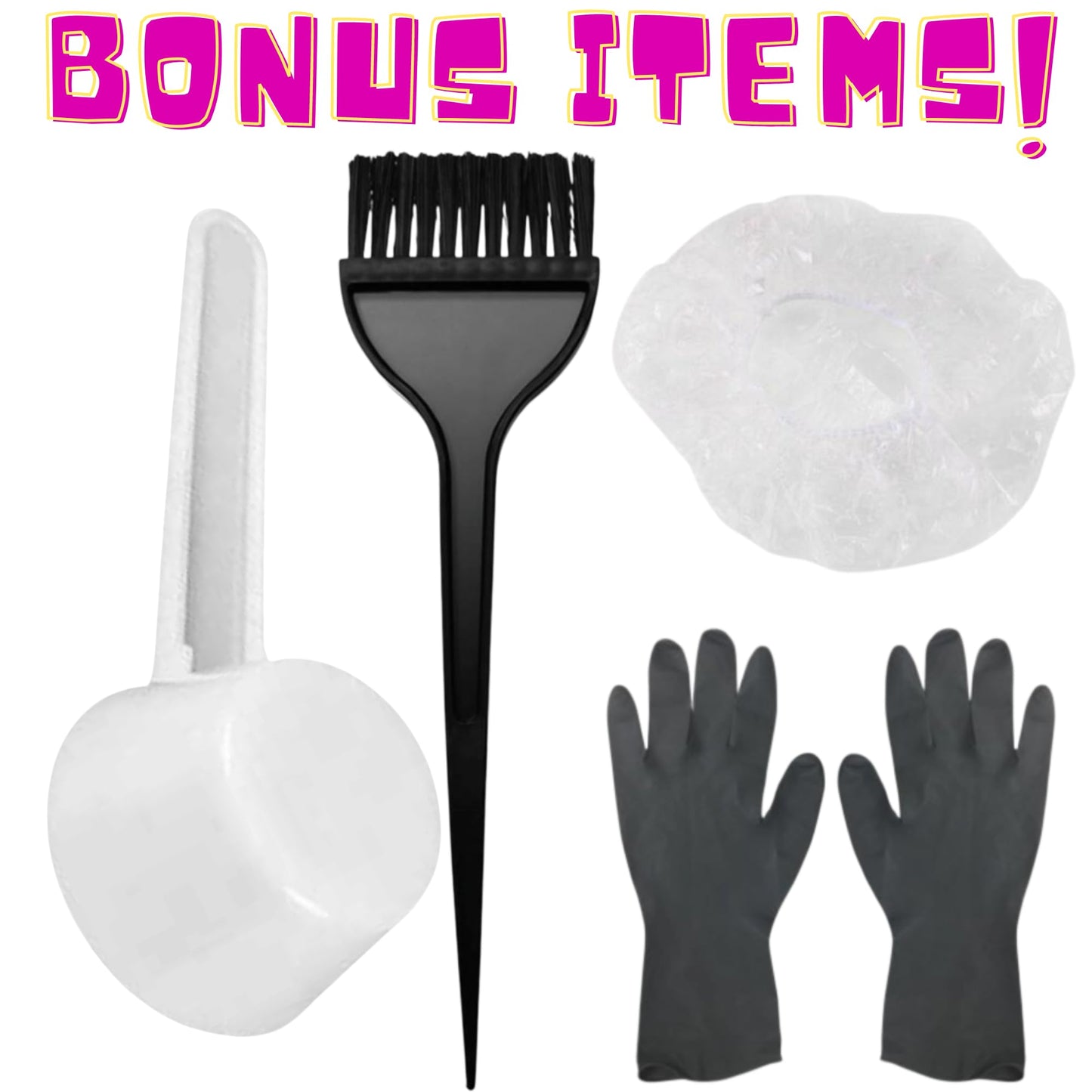 1.1 Pound Tub 8+ Level Hair Lightener Bleaching Powder Kit + 40 Volume Developer & 10 Bonus Items - Made in Italy by Blonde Forte