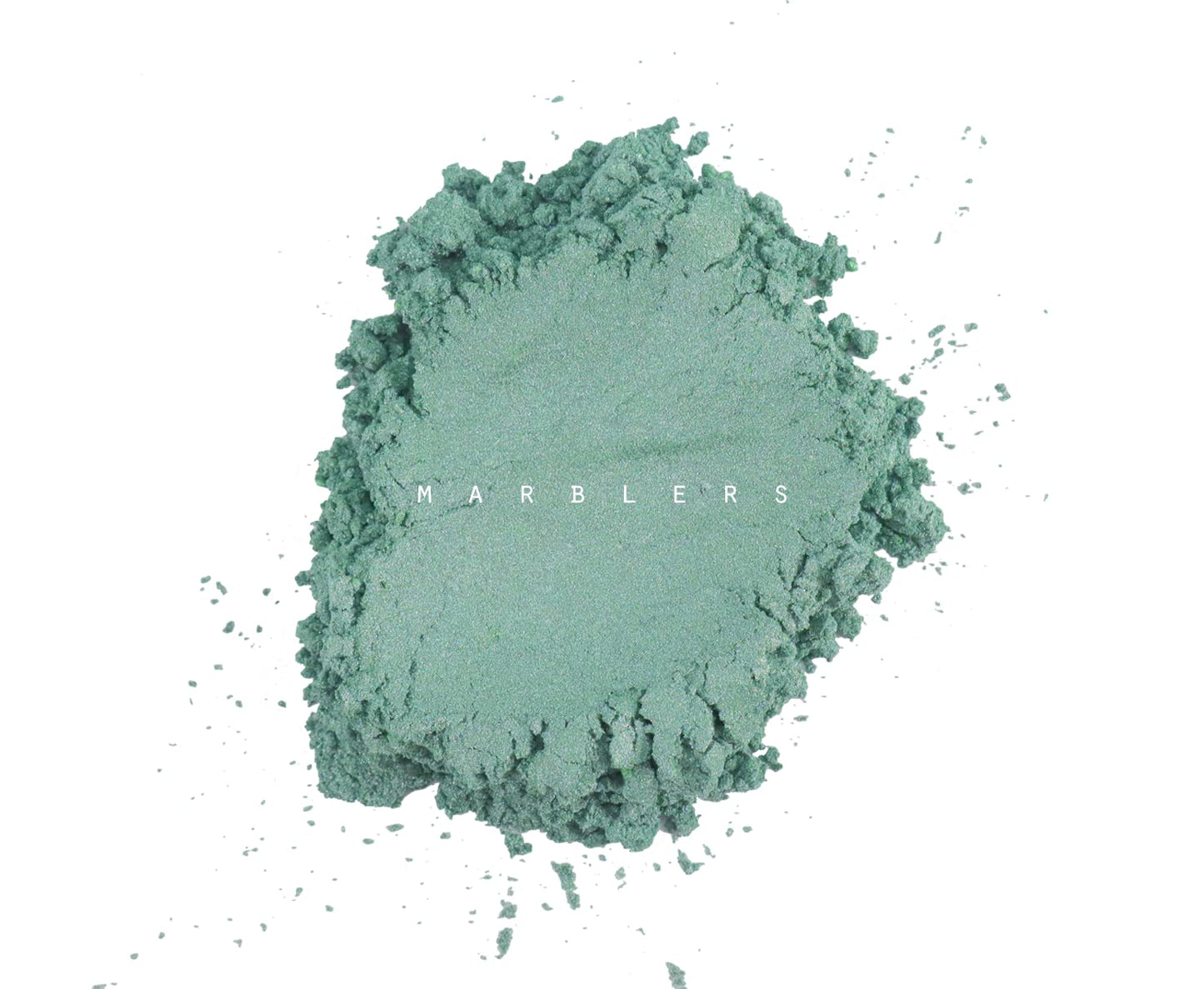 MARBLERS Fine Natural Mica Powder [Eggshell Mint] 0.11oz (3g) | Highly Pigmented | Non-Toxic, Vegan, Cruelty-Free | Eyeshadow, Body Butter, Nail
