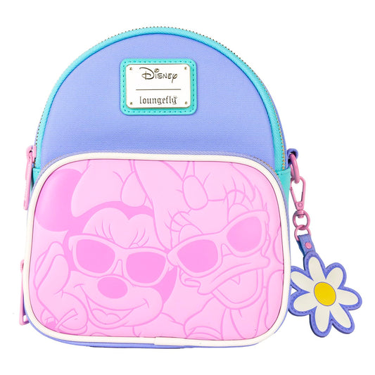 Loungefly Disney Daisy Duck & Minnie Mouse Mini Convertible Backpack