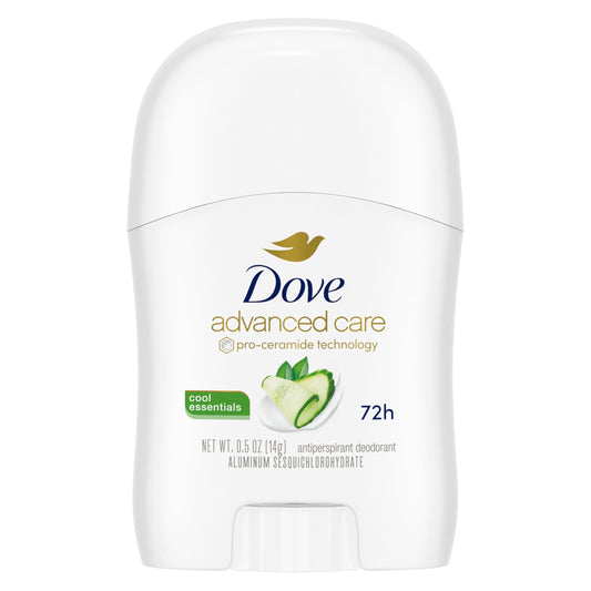 Dove Advanced Care Antiperspirant Deodorant Stick Cool Essentials for helping your skin barrier repair after shaving 72h odor control and all-day Beauty and Personal Care Dove