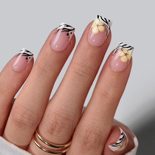 BTArtbox Press On Nails, Shy Metal, Short Almond, Pink Blush, 32Ct Beauty and Personal Care BTArtbox Default Title