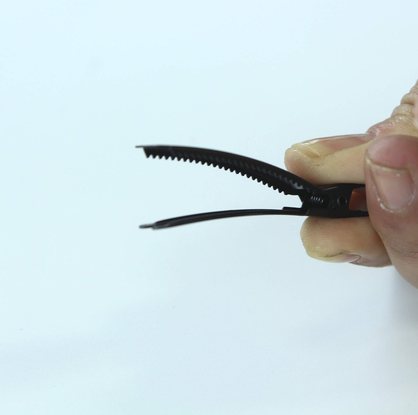 25pcs Hair Clip for DIY 50MM Black Alligator Clips with Double Pronge