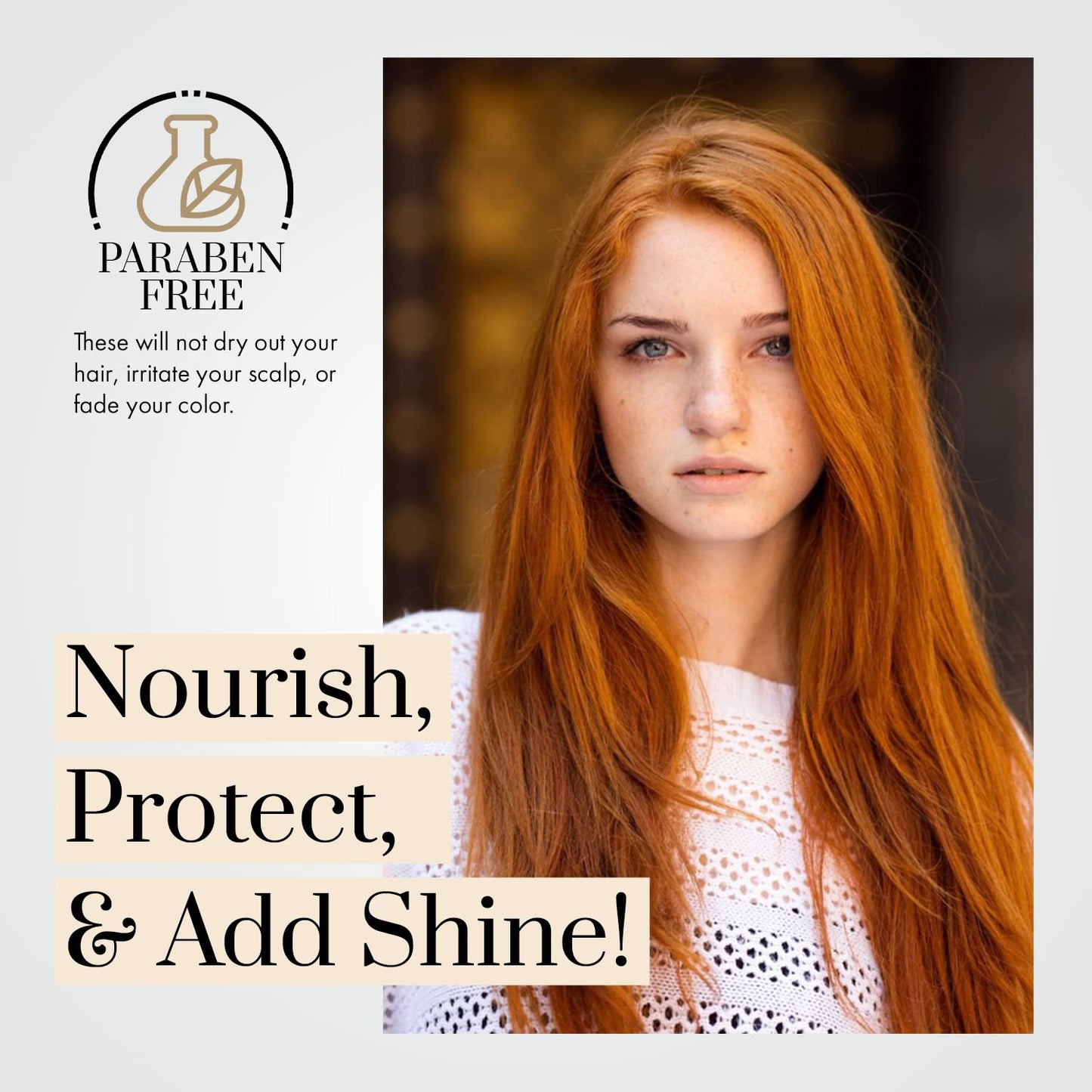 Just for Redheads Dream Shampoo and Leave In Conditioner Duo - Complete Hair Care Products for Red Hair - Volumizing Shampoo and Conditioner