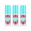 NICKA K NEW YORK Glam Lip Oil, Long Lasting, Tinted Lip Gloss, Nourihes, Hydrates, Jumbo Applicator, Natural Glossy Tint for Ultimate Effect