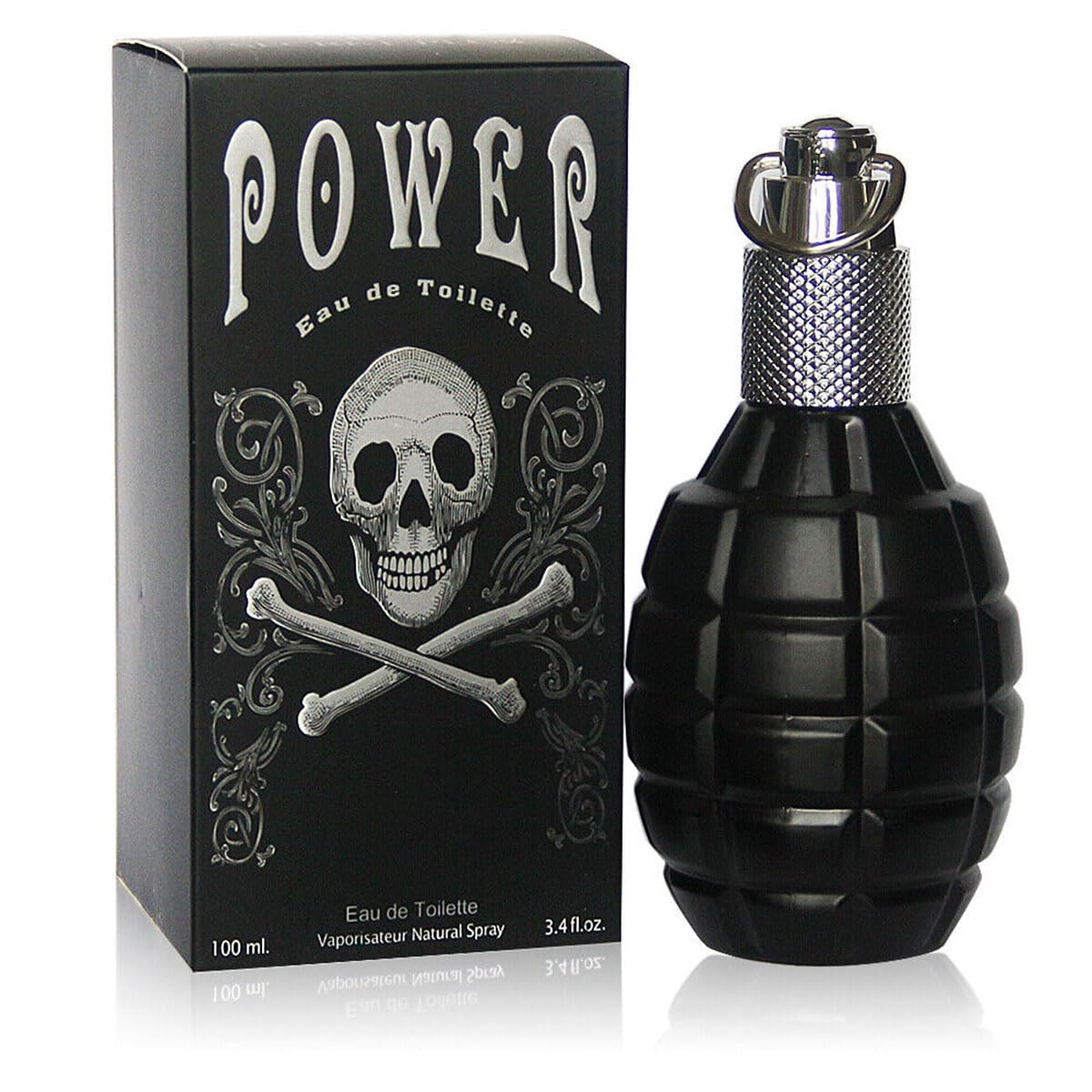 POWER by Secret Plus Men's Eau De Toilette 3.4 Fl OZ Spray in GRENADE bottle