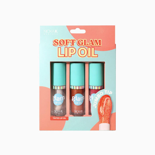 NICKA K NEW YORK Soft and Full Glam Tinted Lip Oil Set (Soft Glam)