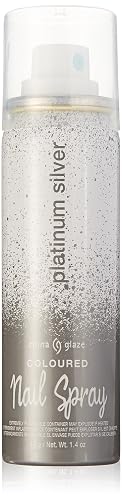Nail Spray Nail Polish, Platinum Silver, 1.4 Fluid Ounce Beauty & Personal Care Nail Tek