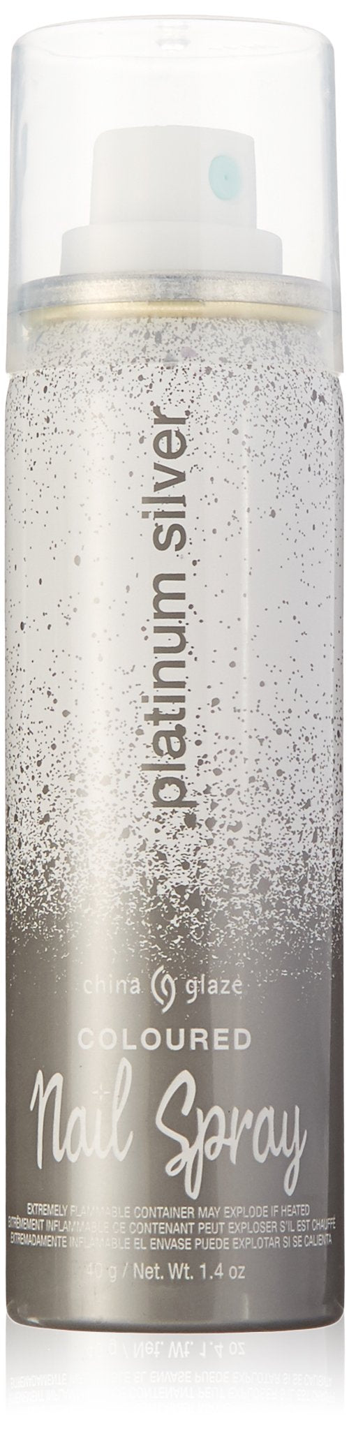 Nail Spray Nail Polish, Platinum Silver, 1.4 Fluid Ounce Beauty & Personal Care Nail Tek