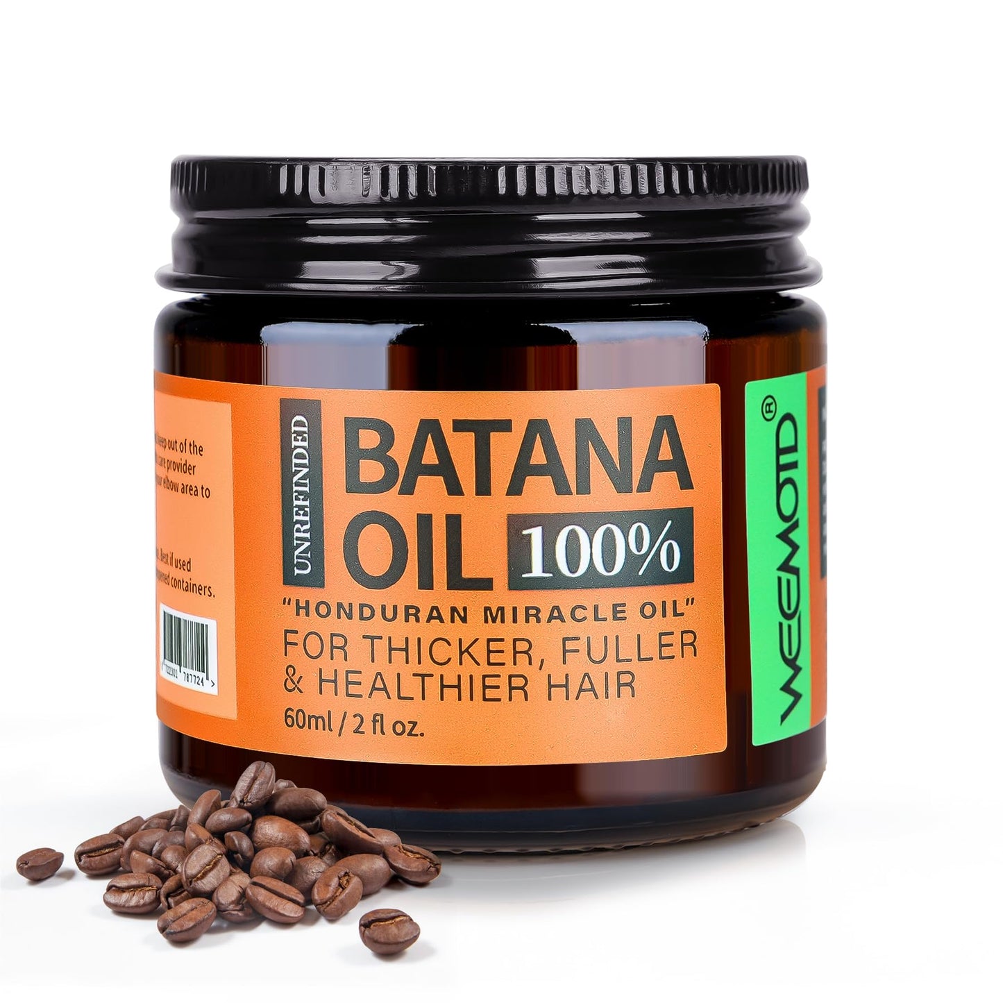 WEEMOTD Unrefined Batana Oil for Hair Growth, Dr. Sebi Raw Batana Oil from Honduras, Hair Mask Hair Growth Oil with Organic and Natural Ingredients (2 Beauty and Personal Care WEEMOTD Default Title