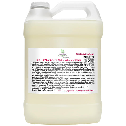 Dr Joe Lab Capryl Glucoside Liquid Surfactant - Caprylyl Natural, Plant Derived - DIY Skin Care - Shower Gels, Foaming, Body Soap, Shampoos Baby Beauty & Personal Care Dr Joe Lab