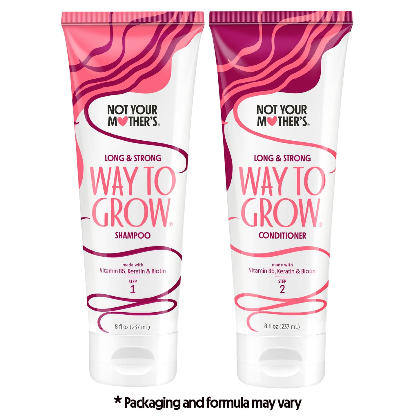 Not Your Mother's Way to Grow Shampoo and Conditioner (2-Pack) - 8 fl oz - Ideal for All Hair Types - Helps Cleanse, Moisturize, and Hydrate Dry