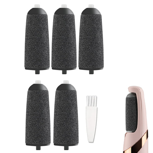 5 Pack Black Coarse Replacement Roller Refills Compatible with Finishing Touch Flawless Pedi Electric Tool File Include a Cleaning Brush Beauty & Personal Care GOMINYUF