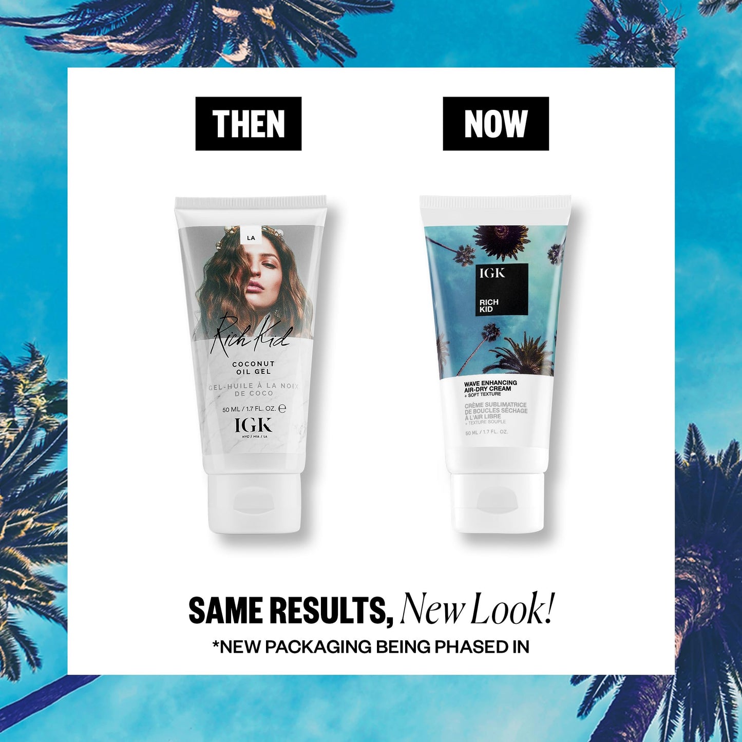 IGK RICH KID Coconut Oil Air-Dry Styler Travel | Hold + Texture + Shine | Vegan + Cruelty Free | 1.7 Oz