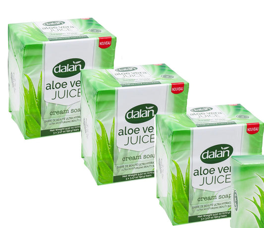 Aloe Vera Cream Soap (3-pack) Dalan Beauty & Personal Care Dalan