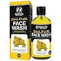 Sulfur Face Wash for Acne - All Natural Sulfur Facial Cleanser for Oily Skin, Breakouts - Healing Skincare Blend with Lemongrass Essential Oil - 4oz