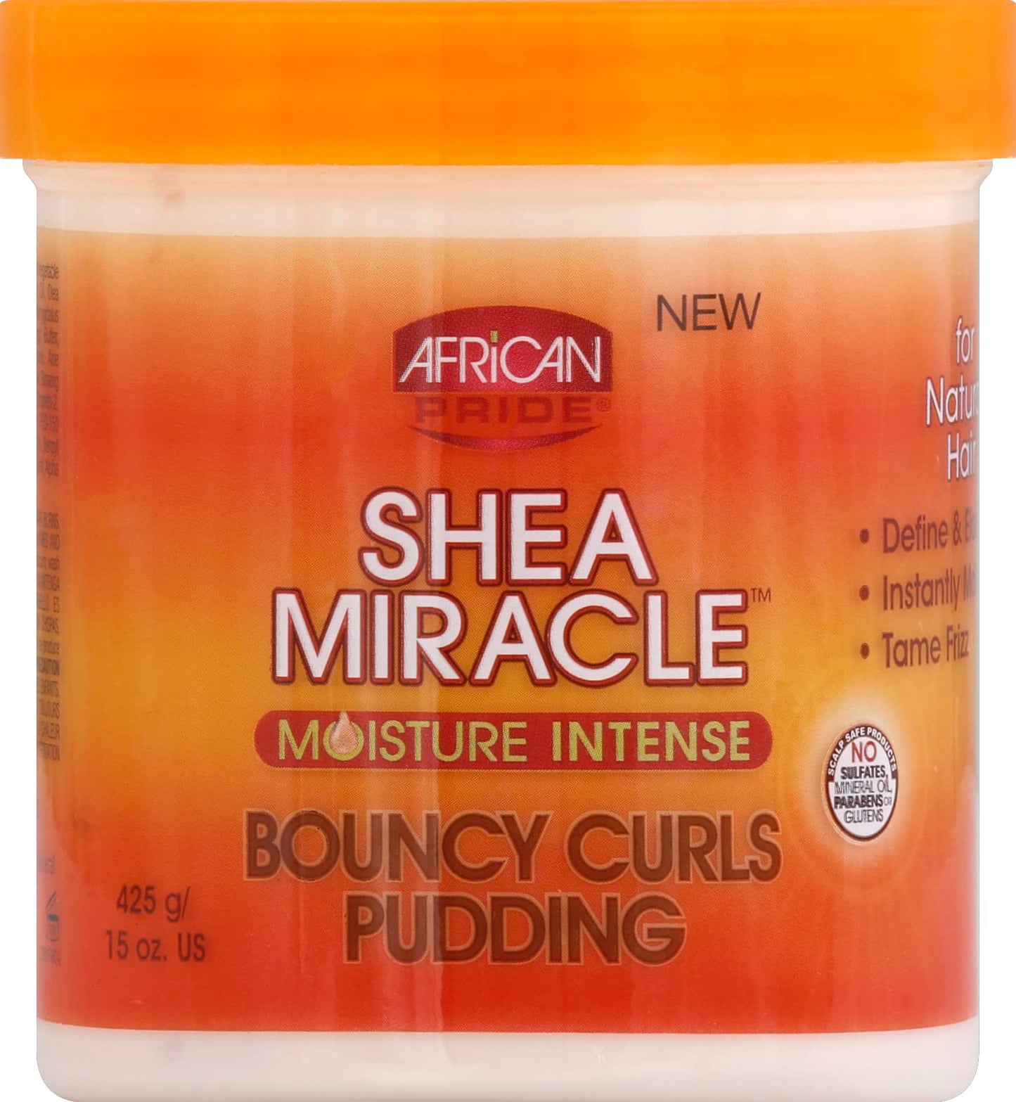 African Pride SHEA MIRACLE BOUNCY CURLS PUDDING 15oz