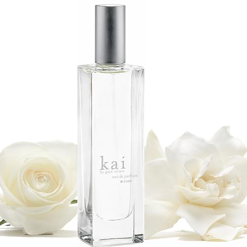 kai eau de parfum spray - rose absolute & the fresh scent of gardenia perfume wrapped in white exotics. airy, light & fresh scent, 1.7 Fl Oz, made in