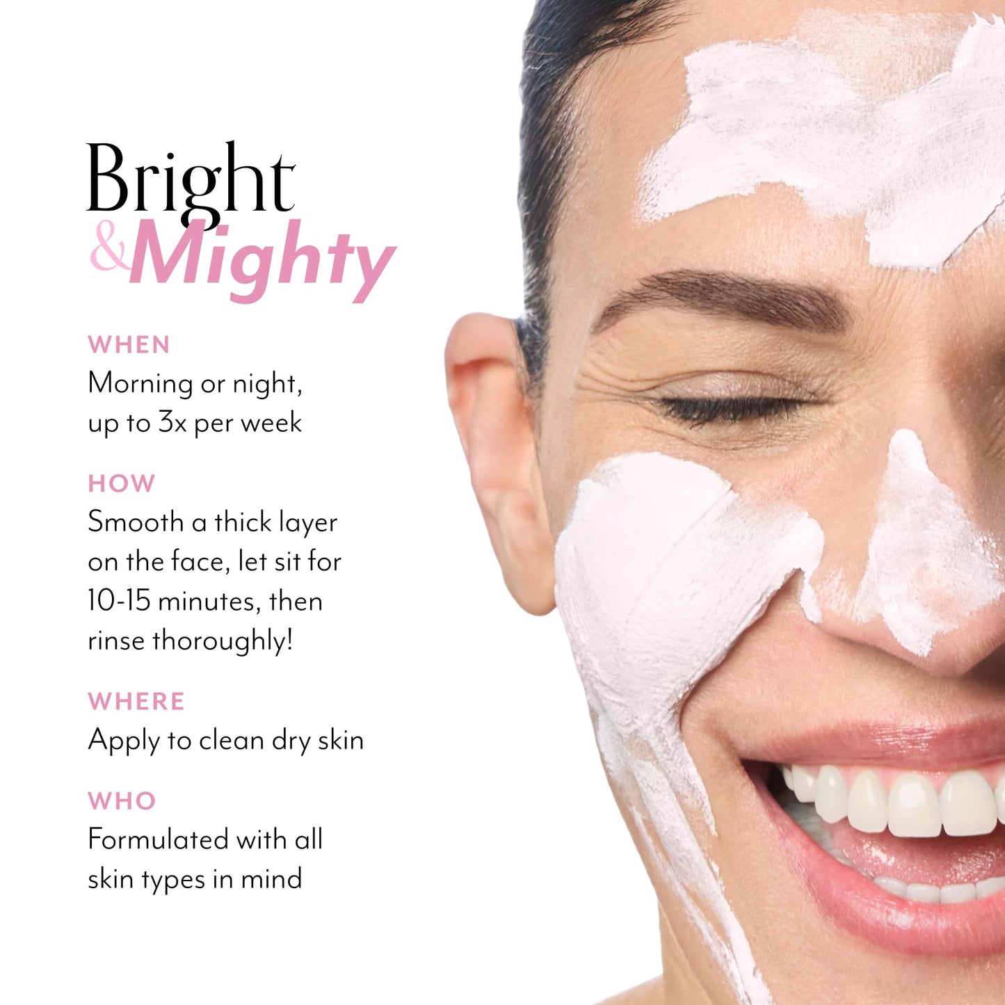Bliss Mighty Marshmallow + Vitamin C Whipped Mask - Brighten & Hydrate Skin with Marshmallow Root, Vitamin C Powerhouse Blend, Zinc PCA and Olive Leaf