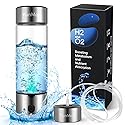 Hydrogen Water Bottle & Hydrogen Water Tablets Alternative - 2800ppb SPE/PEM Tech, 3-Min Electrolysis, Inhalable H2 for Home, Office, Fitness & Daily