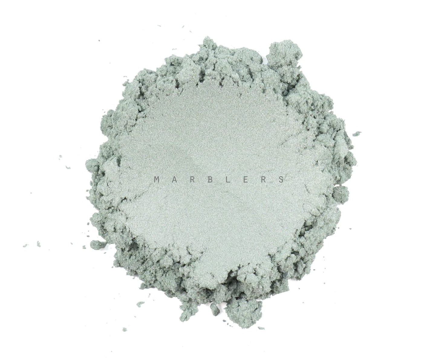 MARBLERS Fine Natural Mica Powder [Teal Gray] 0.11oz (3g) | Highly Pigmented | Non-Toxic, Vegan, Cruelty-Free | Eyeshadow, Body Butter, Nail Polish