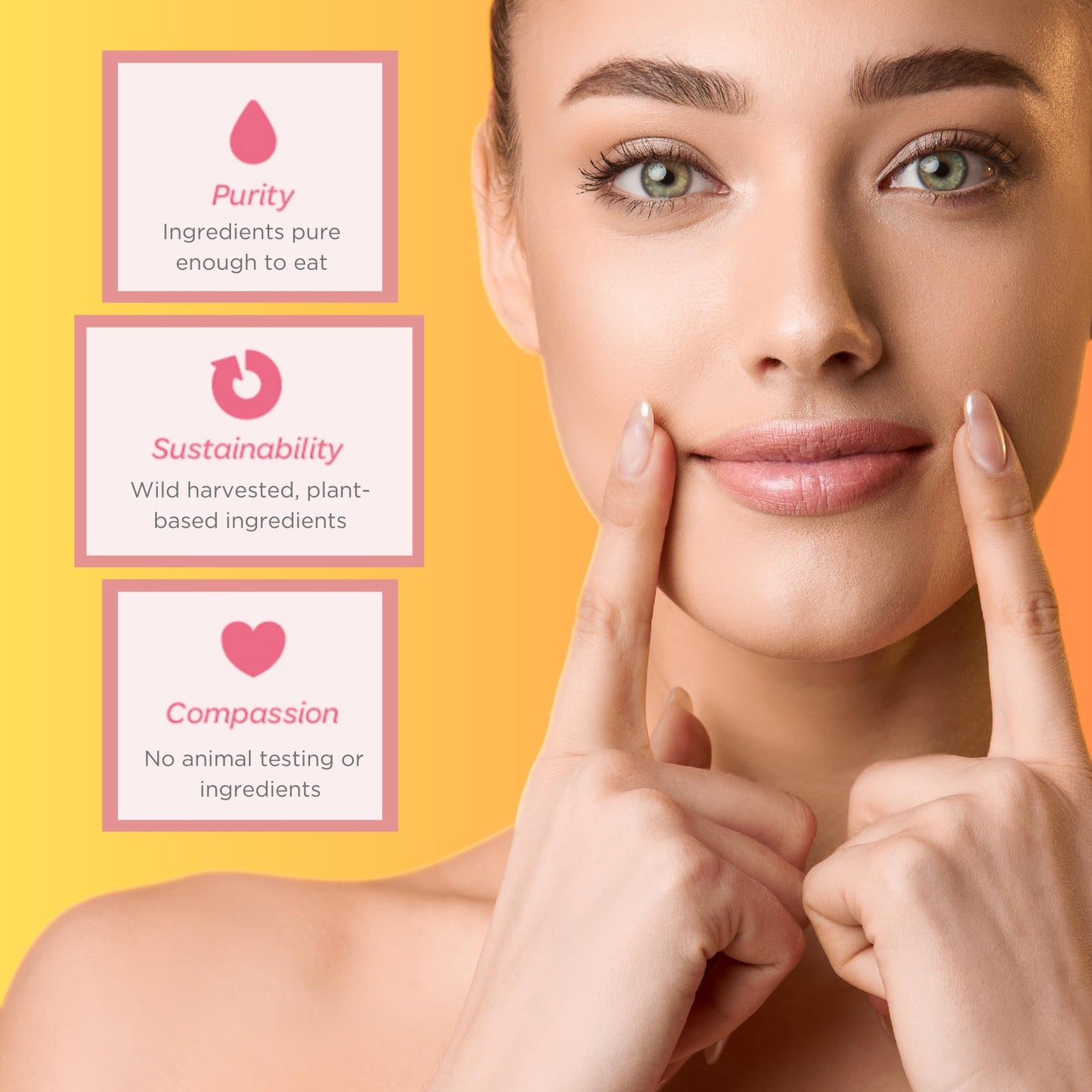 Ellovi Natural Lip Butter Lip Balm - Creamsicle - Pure Enough to Eat - Made With Just 6 Vegan Ingredients - 100% Natural & Organic Moisturizing Lip