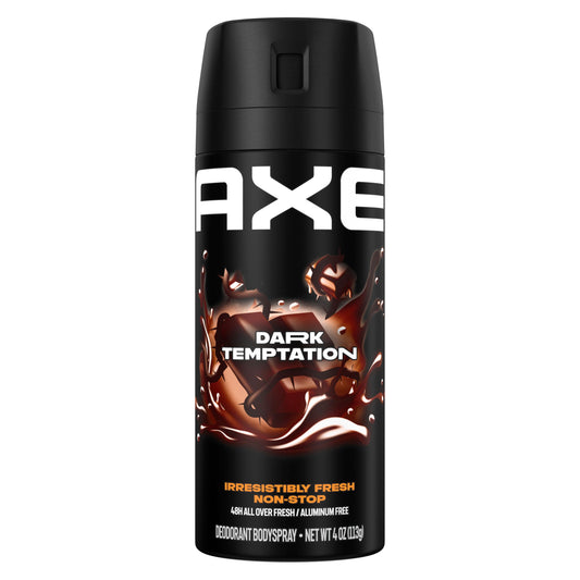 AXE Body Spray Deodorant Dark Temptation for Long Lasting Odor Protection Deodorant for Men Formulated Without Aluminum 4.0 oz Beauty & Personal Care Unilever