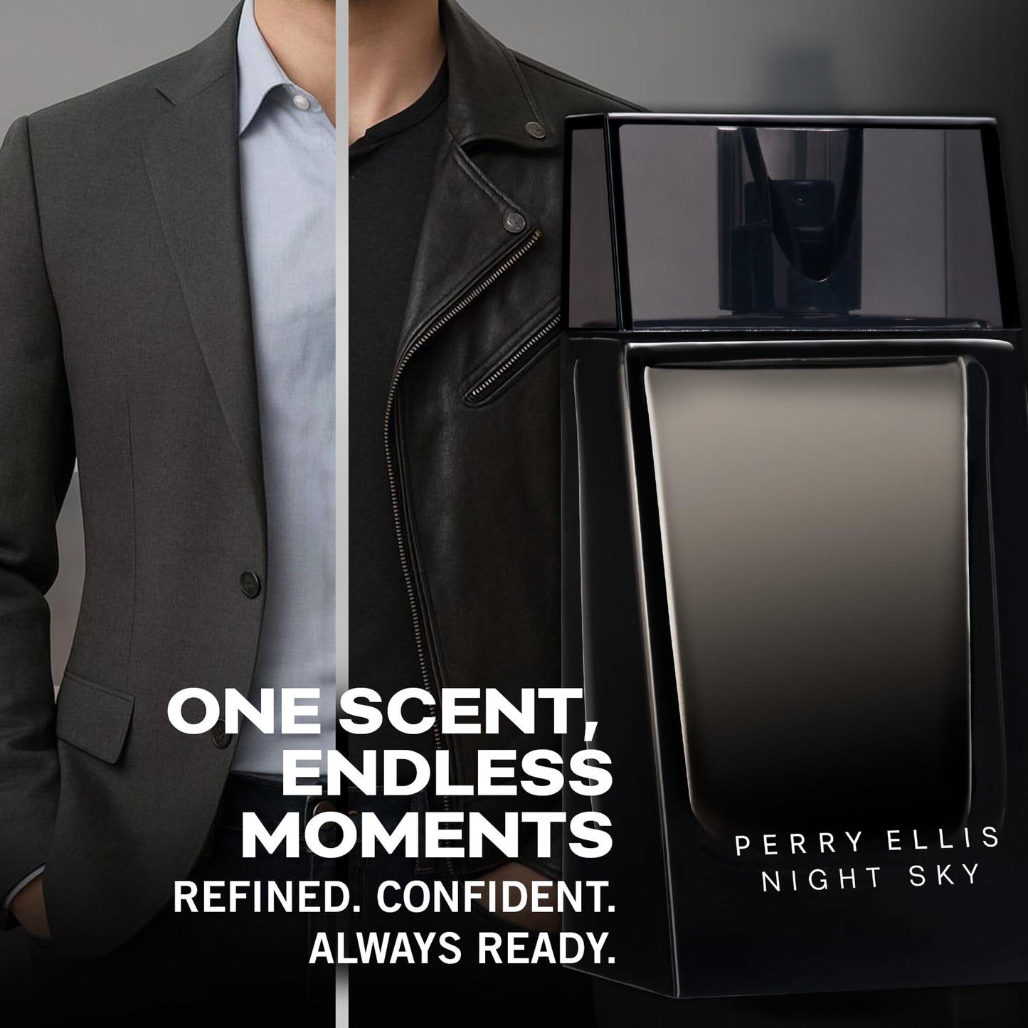 Perry Ellis Night Sky - Men's Cologne - 3.4 fl oz Eau de Toilette - bergamot, anise, pear, fig, geranium, lavender, fir balsam, vanilla, vetiver,