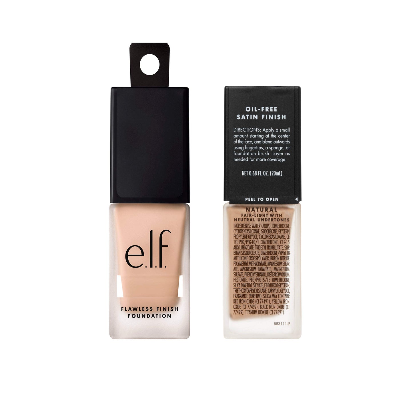 e.l.f. Flawless Finish Foundation, Lightweight Oil Free, Caramel previously Almond, 0.68 Fl Oz
