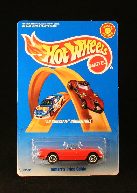 Hot Wheels '53 Corvette Convertible TOMARTS'S Price Guide Exclusive 1998 Special Edition 1:64 Scale Die-Cast Vehicle