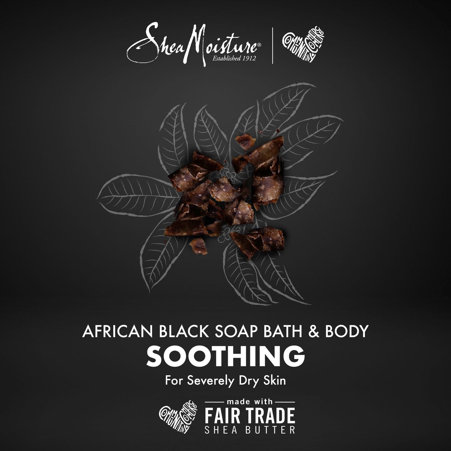 SheaMoisture African Black Soap Bar Soap | Packaging may vary | 8 oz.