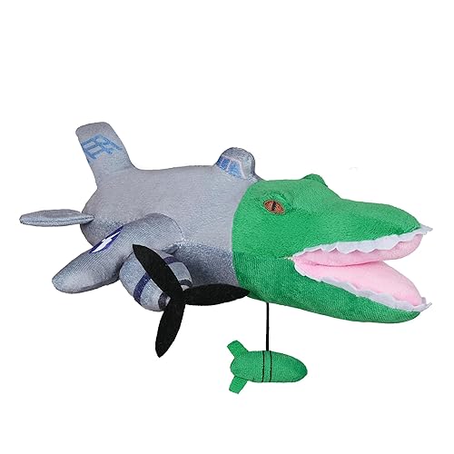 HGDFEOC Italian Brainrot Plush,Funny Bombardino Crocodilo Plush Stuffed Figure Pillow Room Decor for Video Game Fans