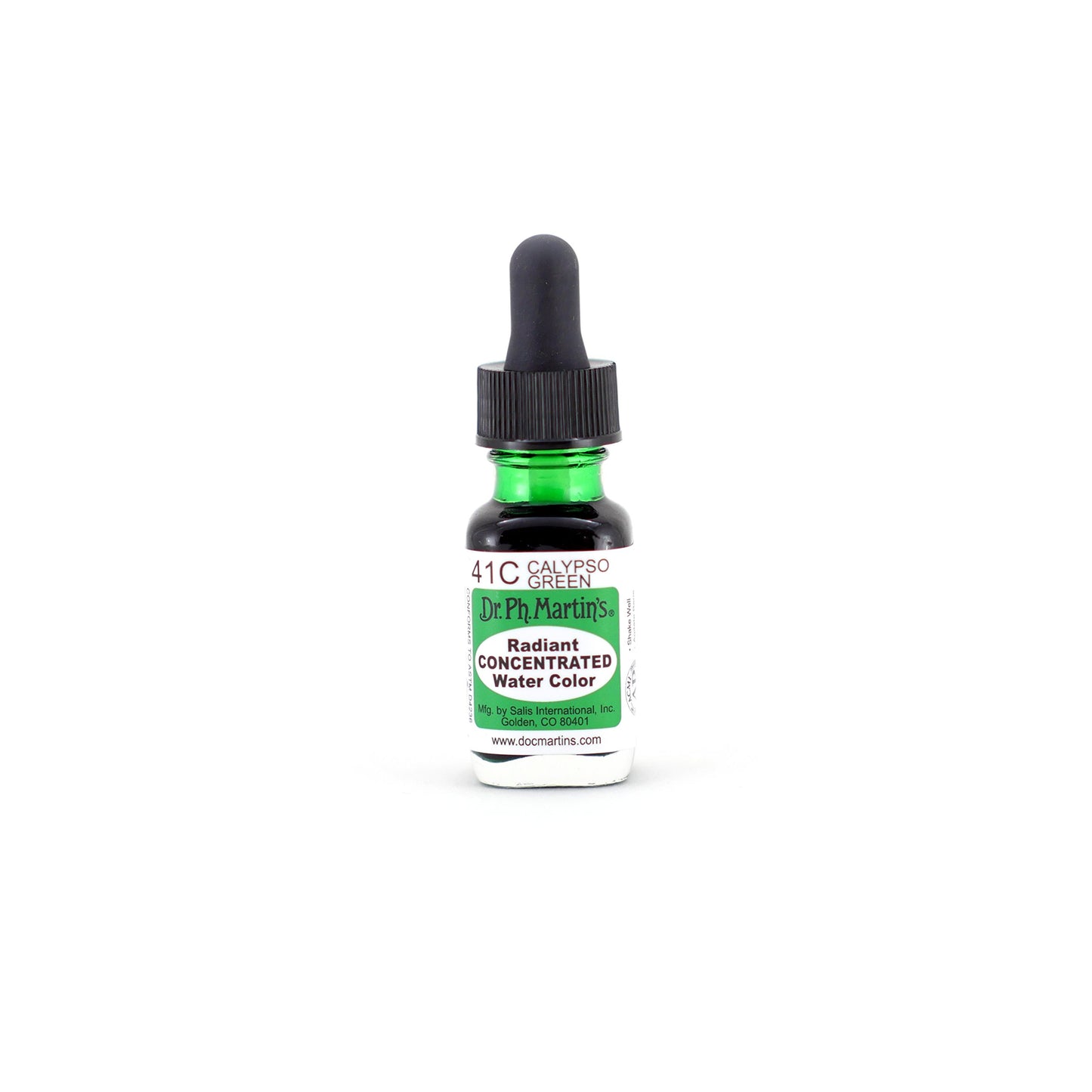Dr. Ph. Martin's Radiant Concentrated Water Color (41C) Watercolor Bottle, 0.5 oz, Calypso Green, 1 Bottle Beauty & Personal Care Dr. Ph. Martin's