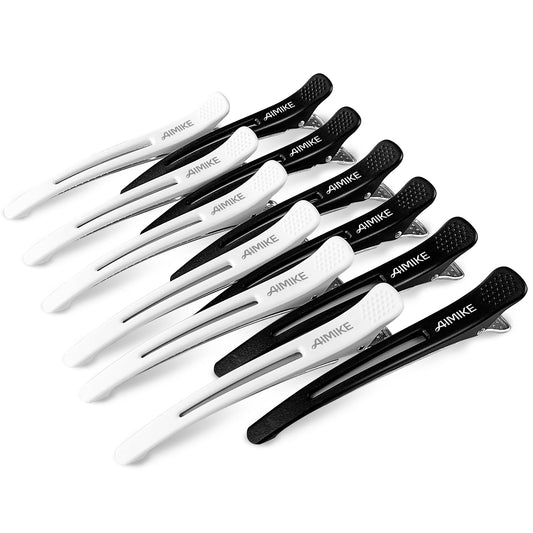 AIMIKE Hair Styling and Sectioning Accessories - 12 Pack Non-Slip Silicone Hair Clips for Thick and Thin Hair, Professional Salon Quality Beauty and Personal Care AIMIKE Default Title