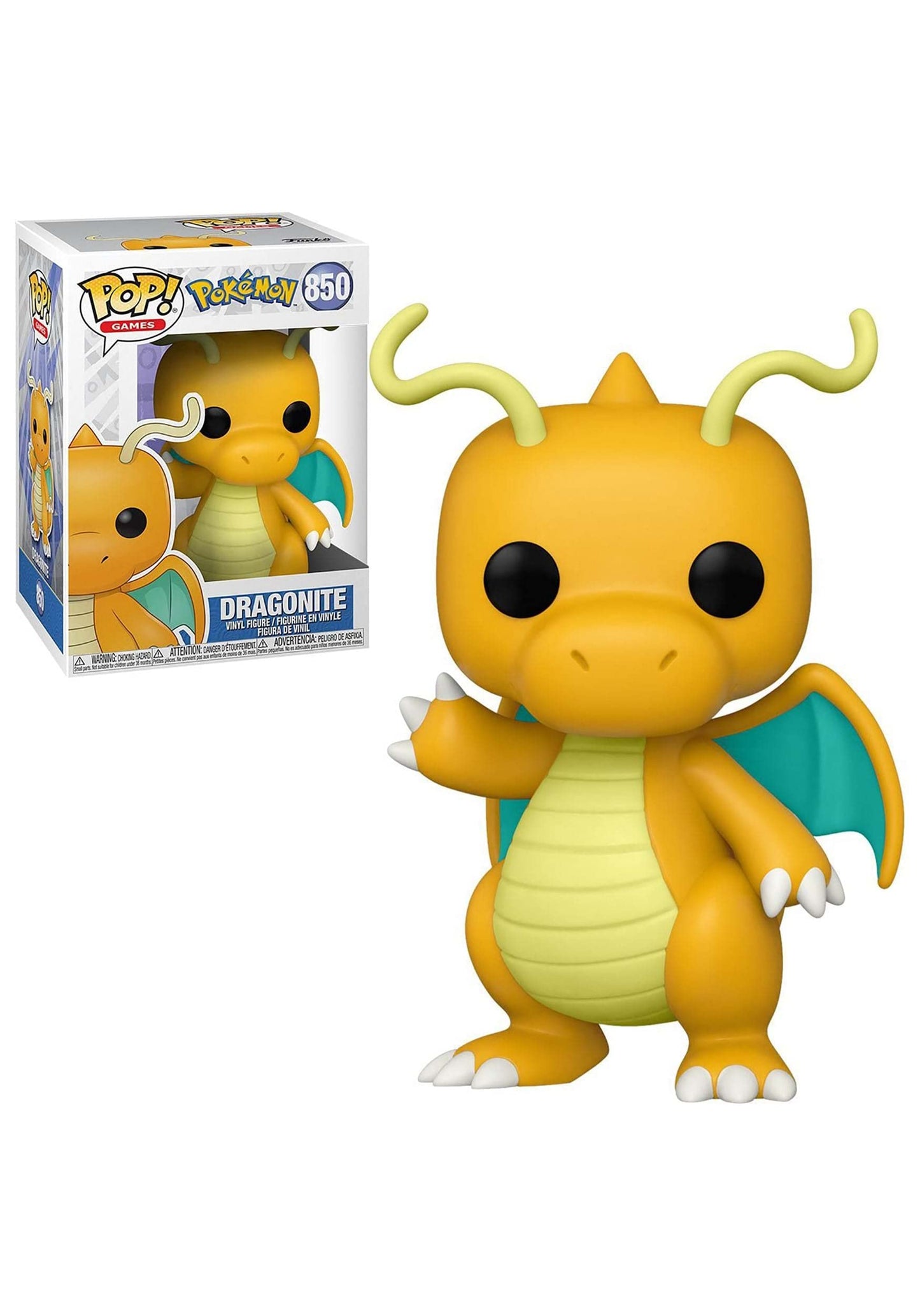 Funko Pop Games: Pokemon S8 - Dragonite - Collectable Vinyl Figure - Gift Idea - Official Merchandise - Toys for Kids & Adults - Video Games Fans…