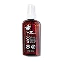 Aloe Up Light Tanning Oil With SPF 6 Sunscreen - Body and Face Tanning for Outdoor Sun - With Pure Aloe Vera Oil and Natural Oils - Absorbs Quickly