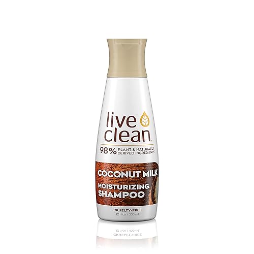 Live Clean Shampoo, Moisturizing Coconut Milk, 12 Oz