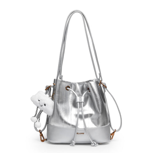 Hobo Bucket Bags for Women PU Leather Trendy Shoulder Purses Small Crossbody Bag 2025 Fashion Daily Convertible Backpack Purse with Adjustable Strap…