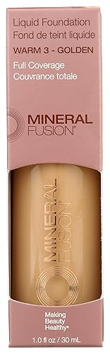 Mineral Fusion Warm 3 Liquid Foundation, 1 Fz