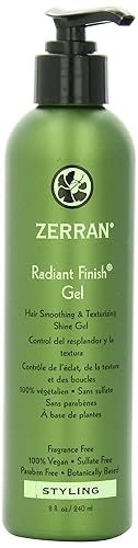 Zerran Radiant Finish Hair Gel, 8 Ounce