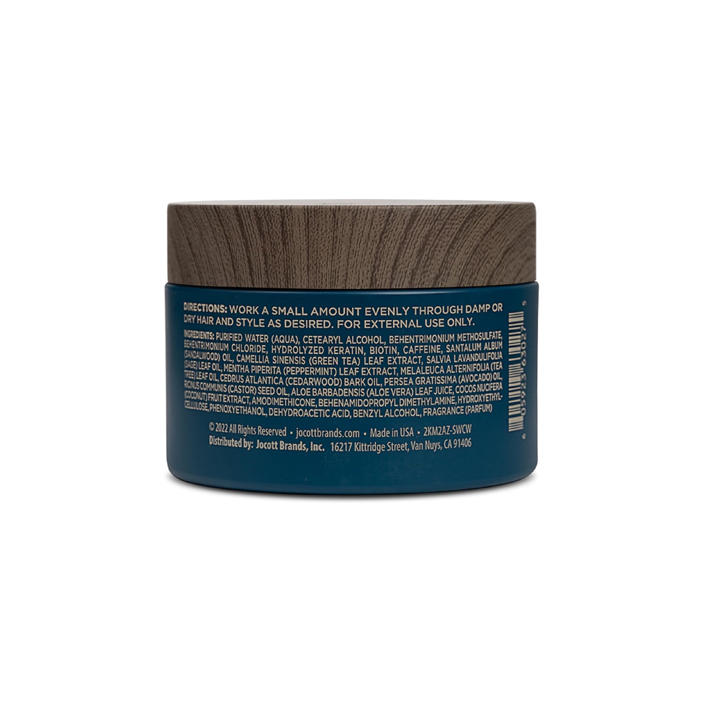 Blackstone Men's Grooming Hair Thickening Pomade - Pliable Hold with Matte Finish | Paraben & | Sea + Surf Scent (4 Oz)