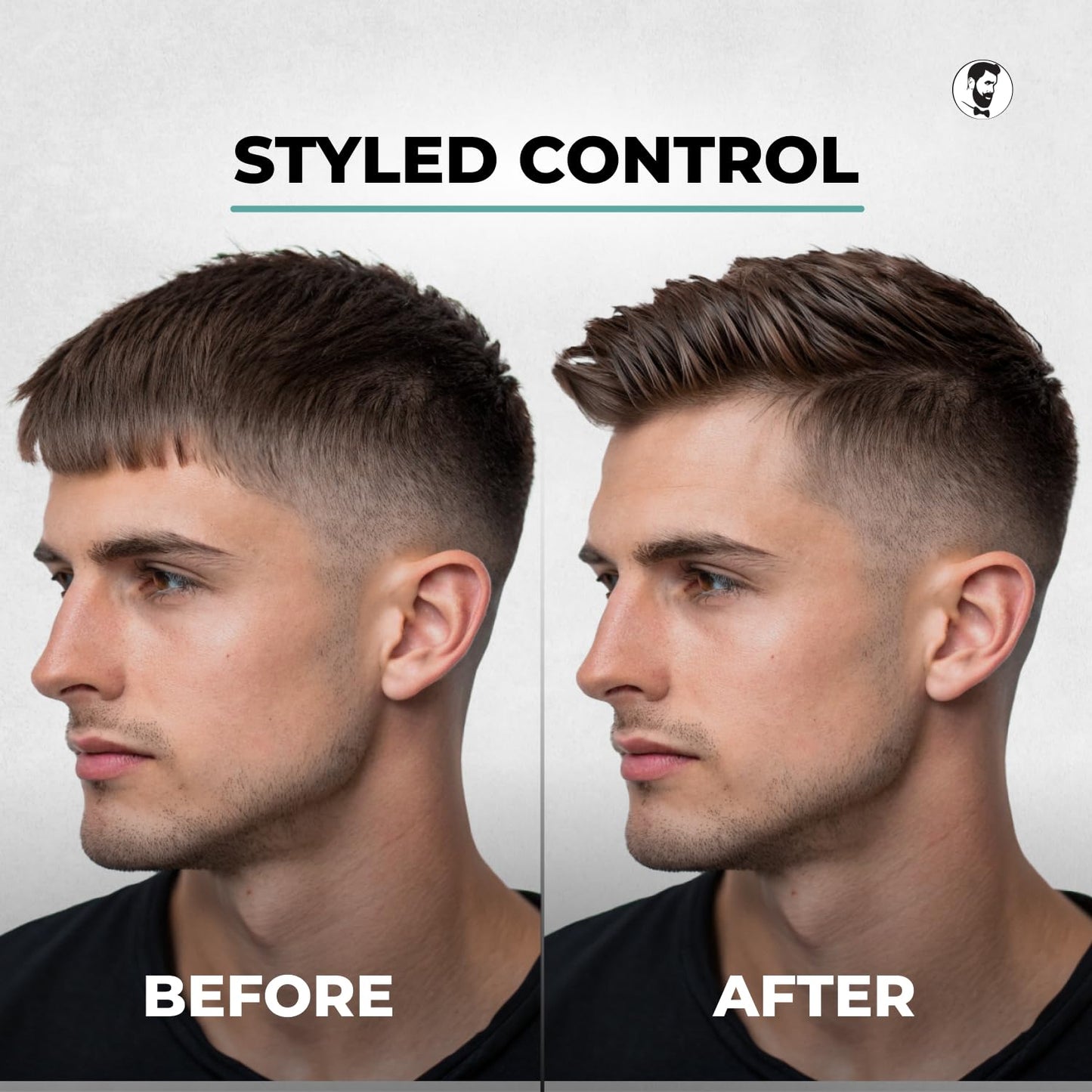 Gentlemen Republic 16oz Refined Hair Gel for Men - Premium Men's Hair Styling Product, 24 Hour High Hold & Shine. No Beeswax, Alcohol, or Parabens