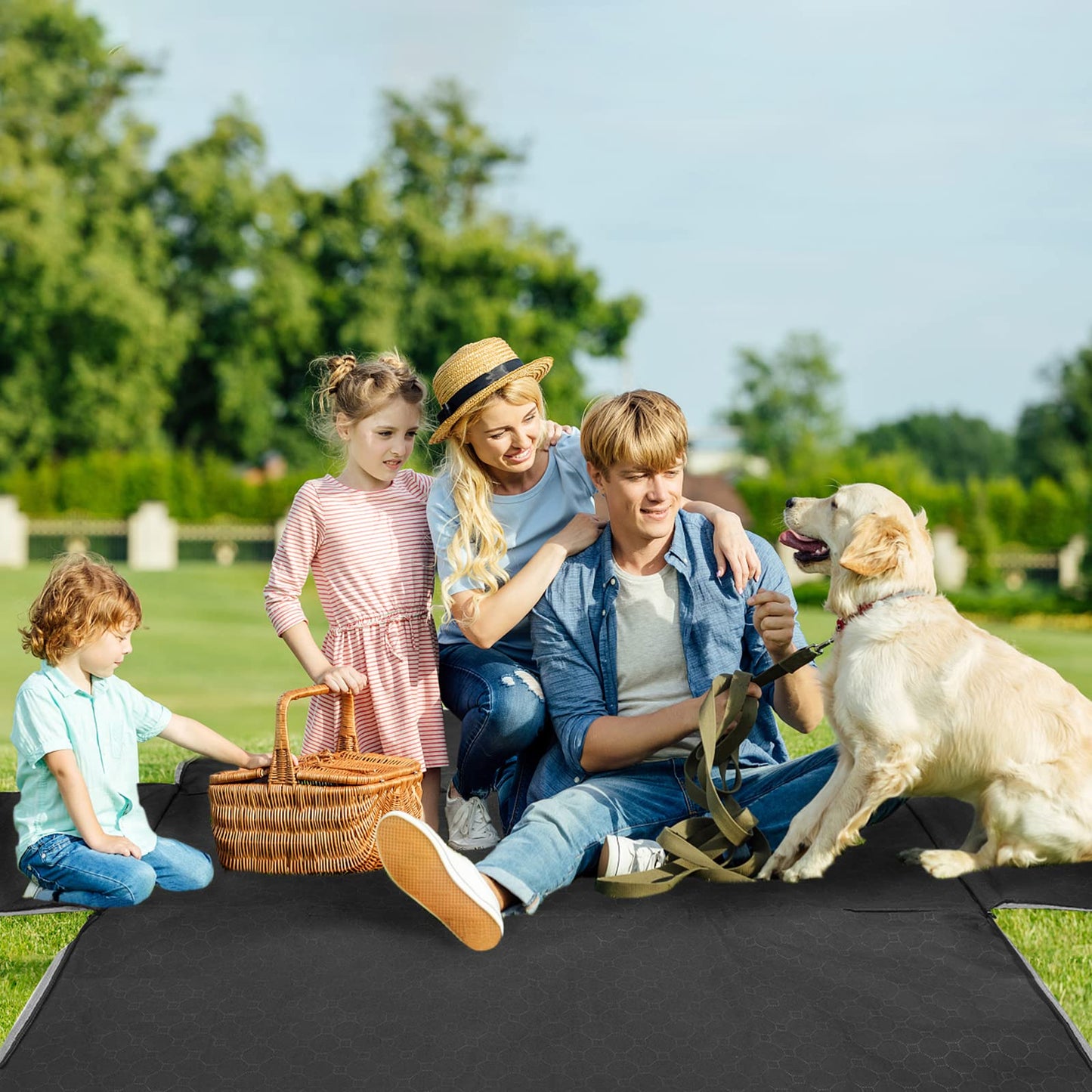Mancro Dog Car Seat Cover – 2025 Upgraded 600D Waterproof & Scratch-Resistant Back Seat Hammock for Dogs, Fits Cars, Trucks & SUVs, Black