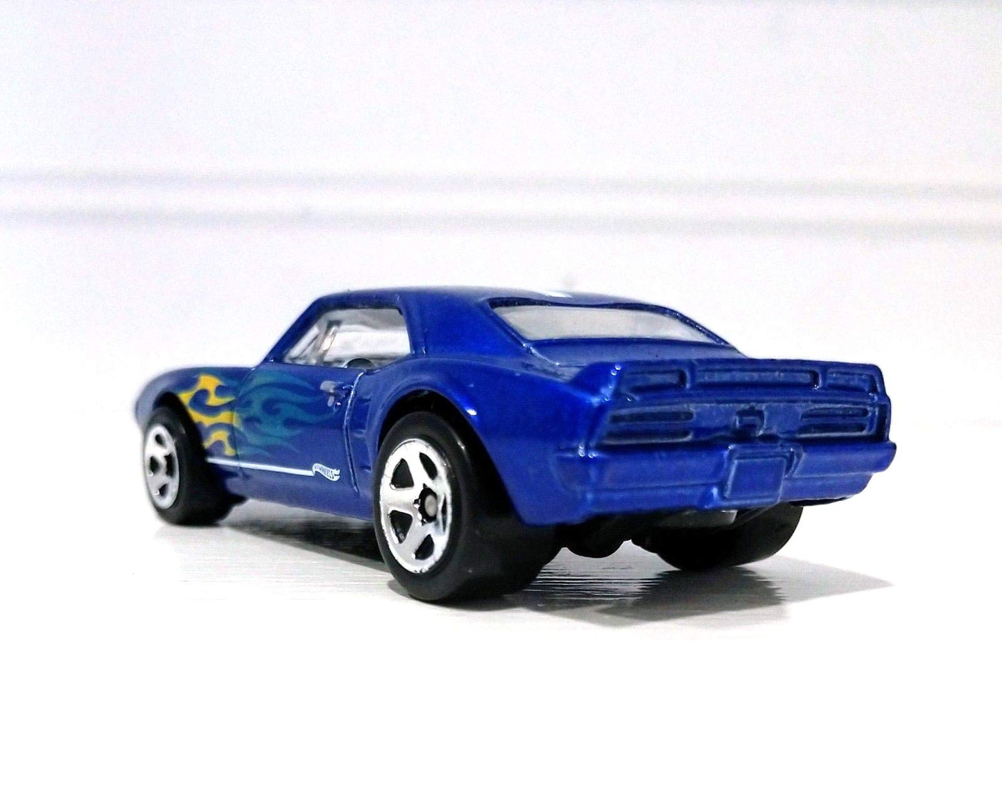Hot Wheels 2018 Die-Cast Vehicle Hw Flames - Custom '67 Pontiac Firebird (Dark Blue)