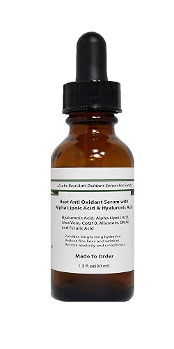 Senior Best Anti Oxidant Serum with ALA & Hyaluronic Acid for Active Senior (1.2oz, Pump Dispenser) Beauty & Personal Care JJLabs Skin Solutions
