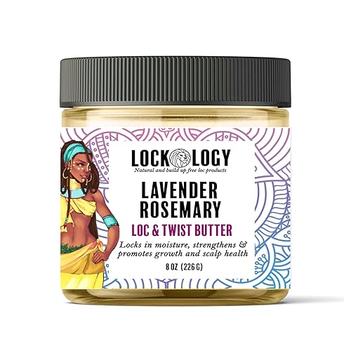 Loc Retwist Butter & Dread Wax for Growth - Lavender Rosemary All Natural NO Build Up Loc Products by Lockology
